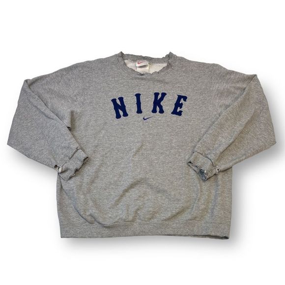 Nike Other - Nike Vintage Distressed Sweatshirt Size Large